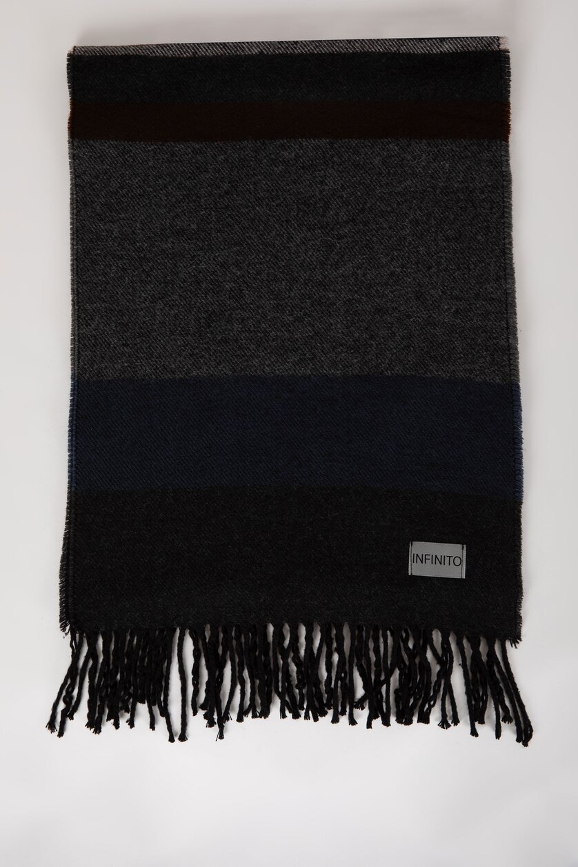 MAN Dark Anthracite Men Woven Scarf