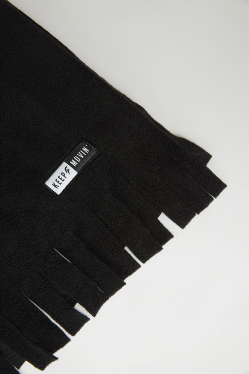 Чоловічий Чорний Шарф Фліс для чоловіків