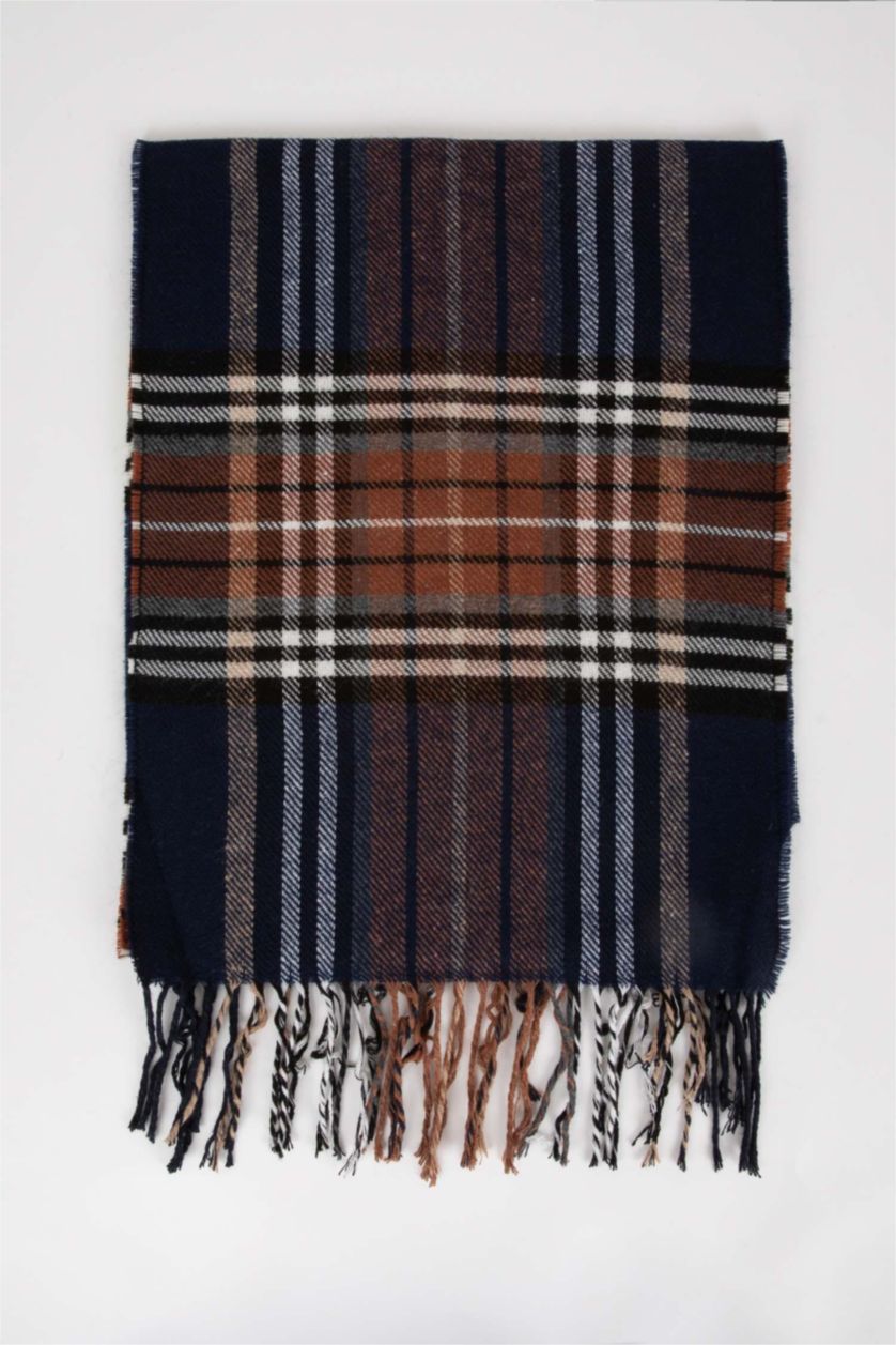 MAN NAVY طقم سكارف منسوج