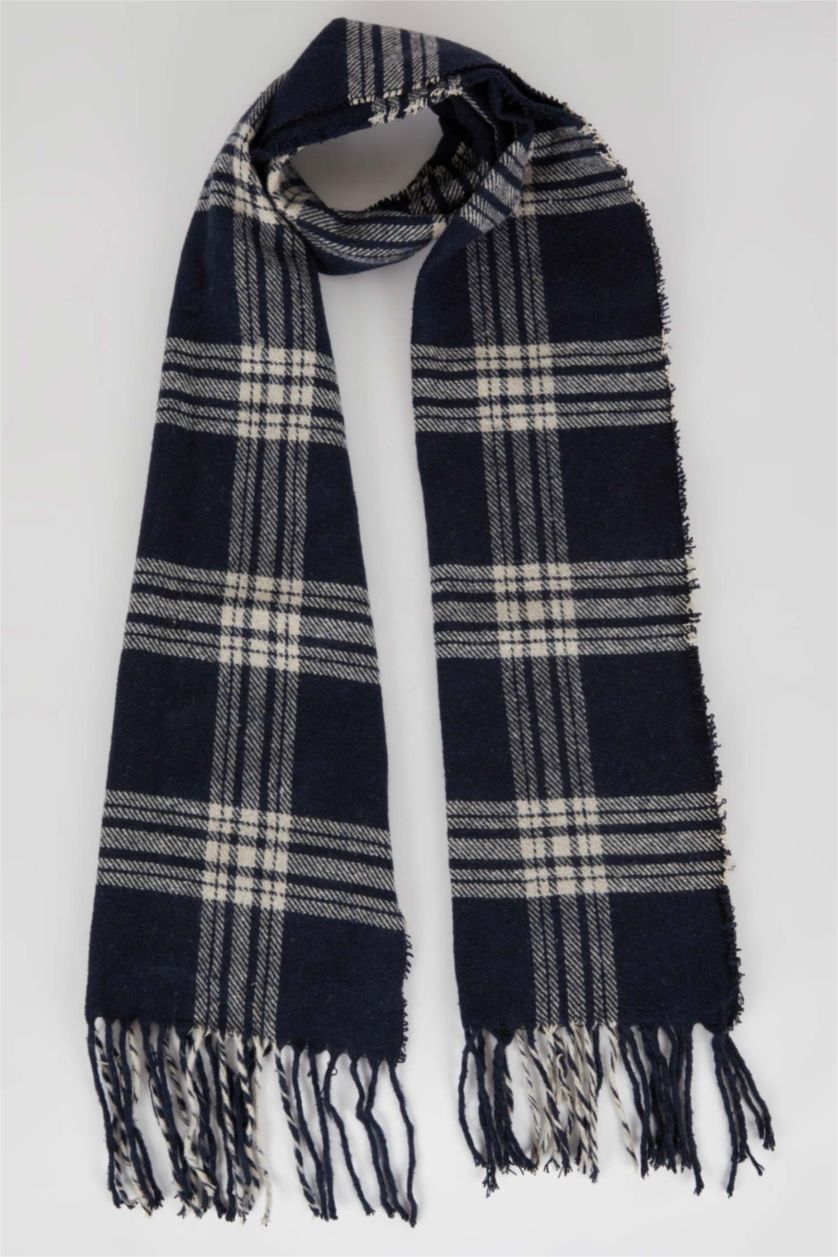 رجالي كحلي سكارف رجالي