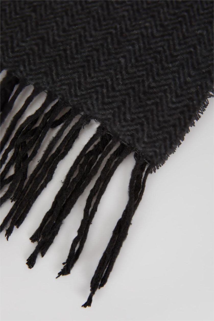 MAN Anthracite Melange Men Woven Scarf