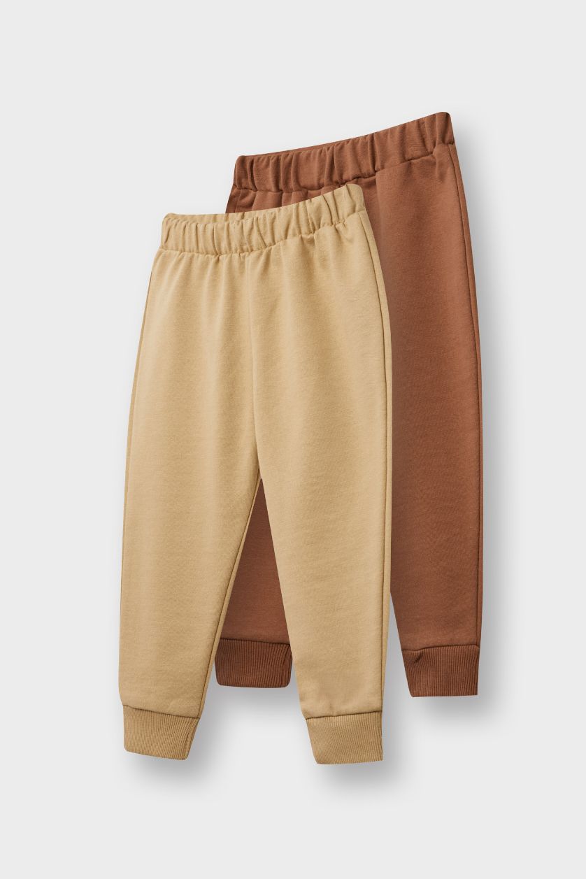 Baby Boy Beige Baby Boy 2 Piece Sweatpants