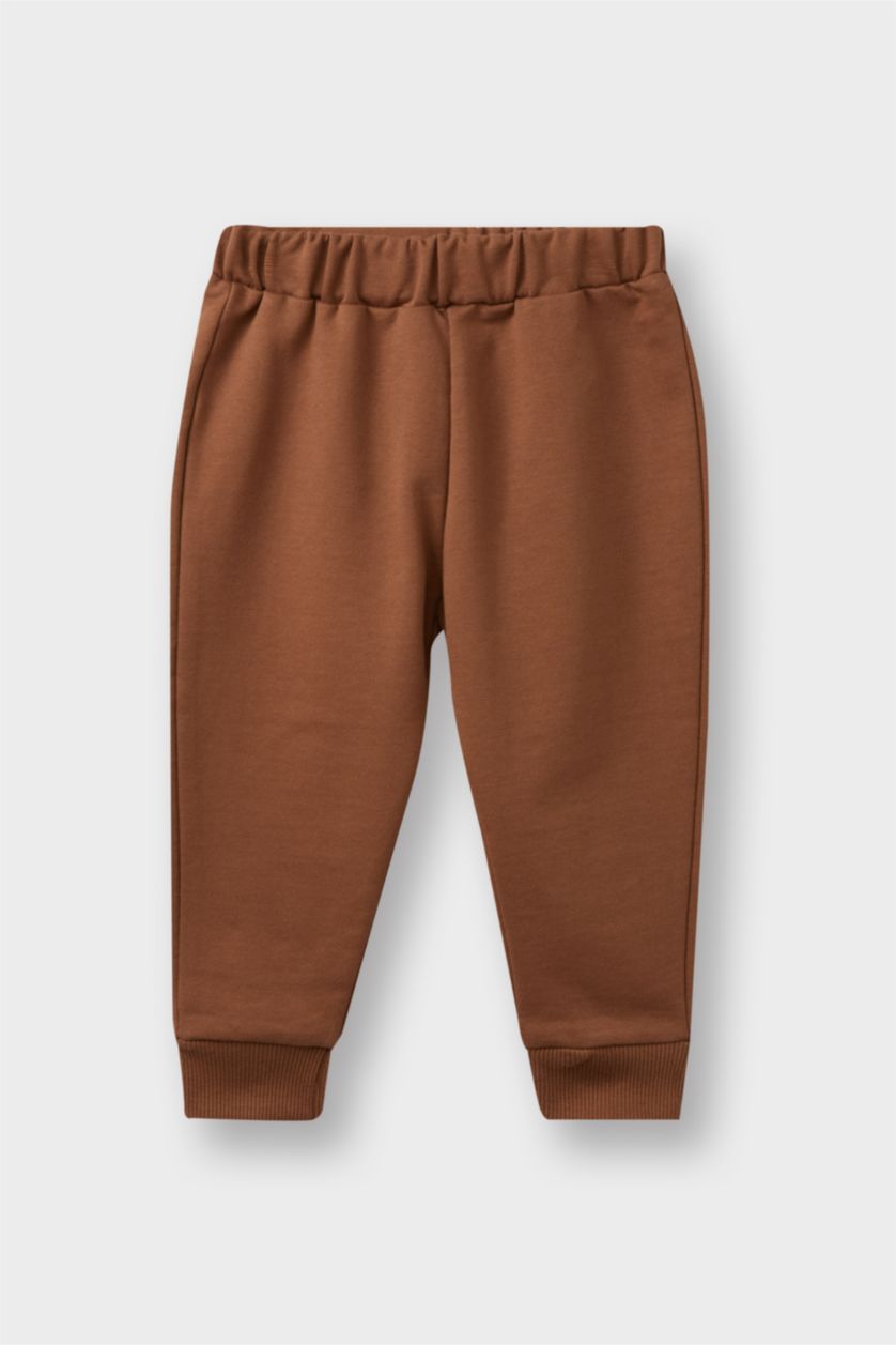 Baby Boy Beige Baby Boy 2 Piece Sweatpants