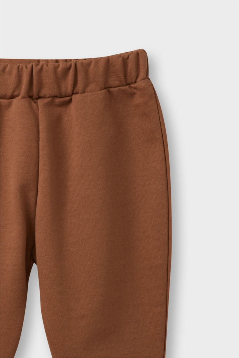 Baby Boy Beige Baby Boy 2 Piece Sweatpants