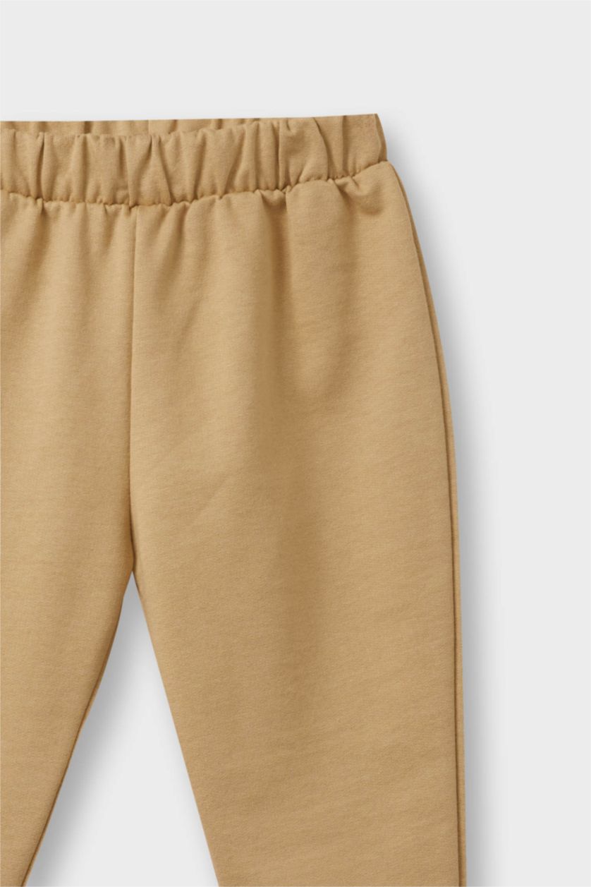 Baby Boy Beige Baby Boy 2 Piece Sweatpants