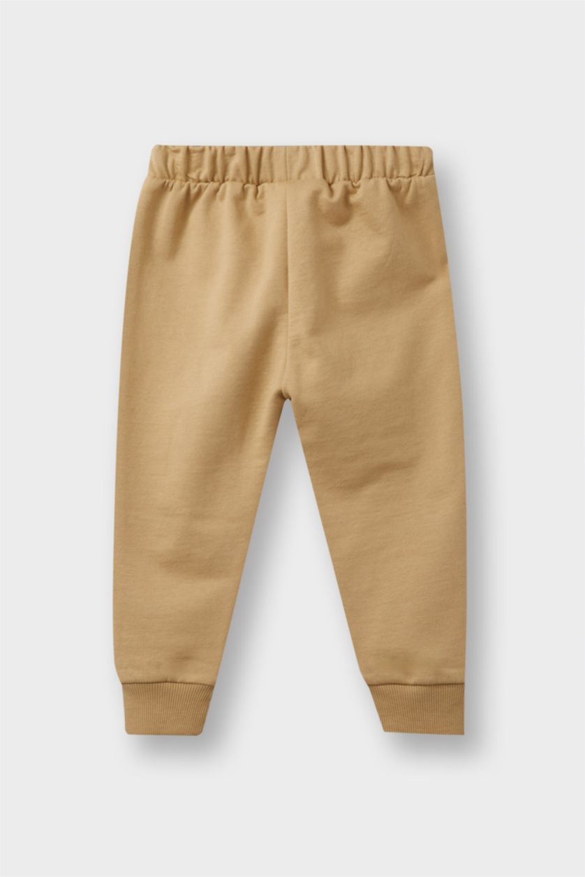 Baby Boy Beige Baby Boy 2 Piece Sweatpants