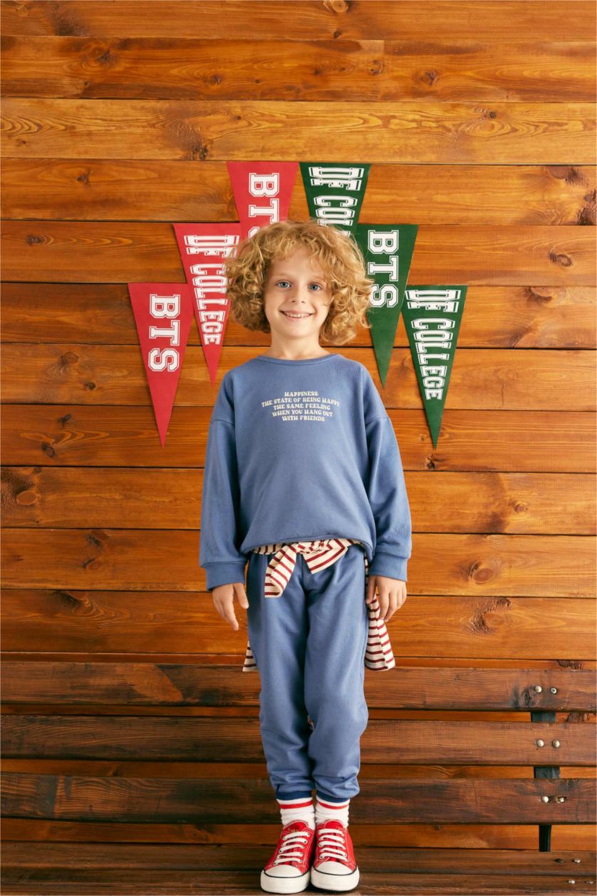 BÉBÉ GARÇON Bleu Ensemble Coupe Régulière Pour BéBé Garçon - 2 Pièces