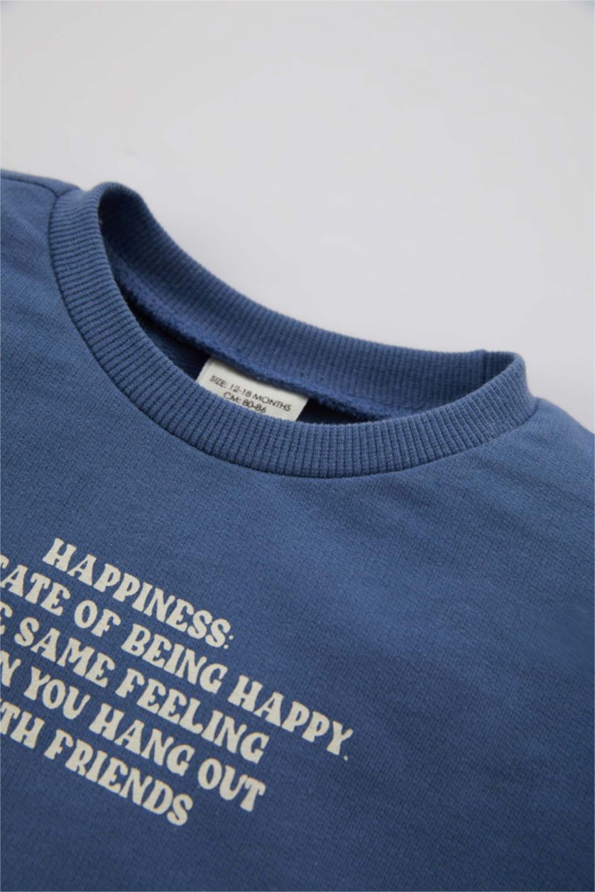 BÉBÉ GARÇON Bleu Ensemble Coupe Régulière Pour BéBé Garçon - 2 Pièces