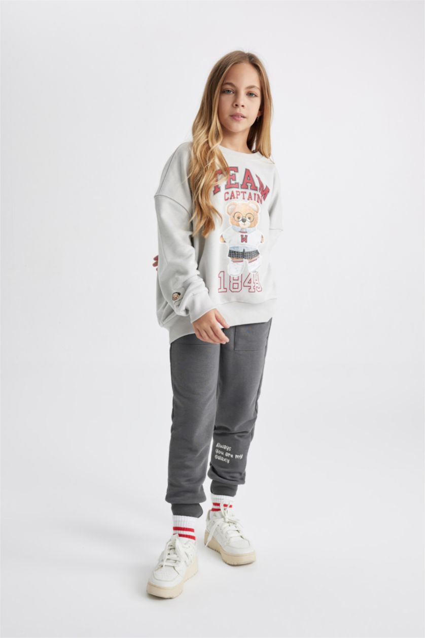 GIRLS & TEENS Anthracite Girl Jogger Sweatpants