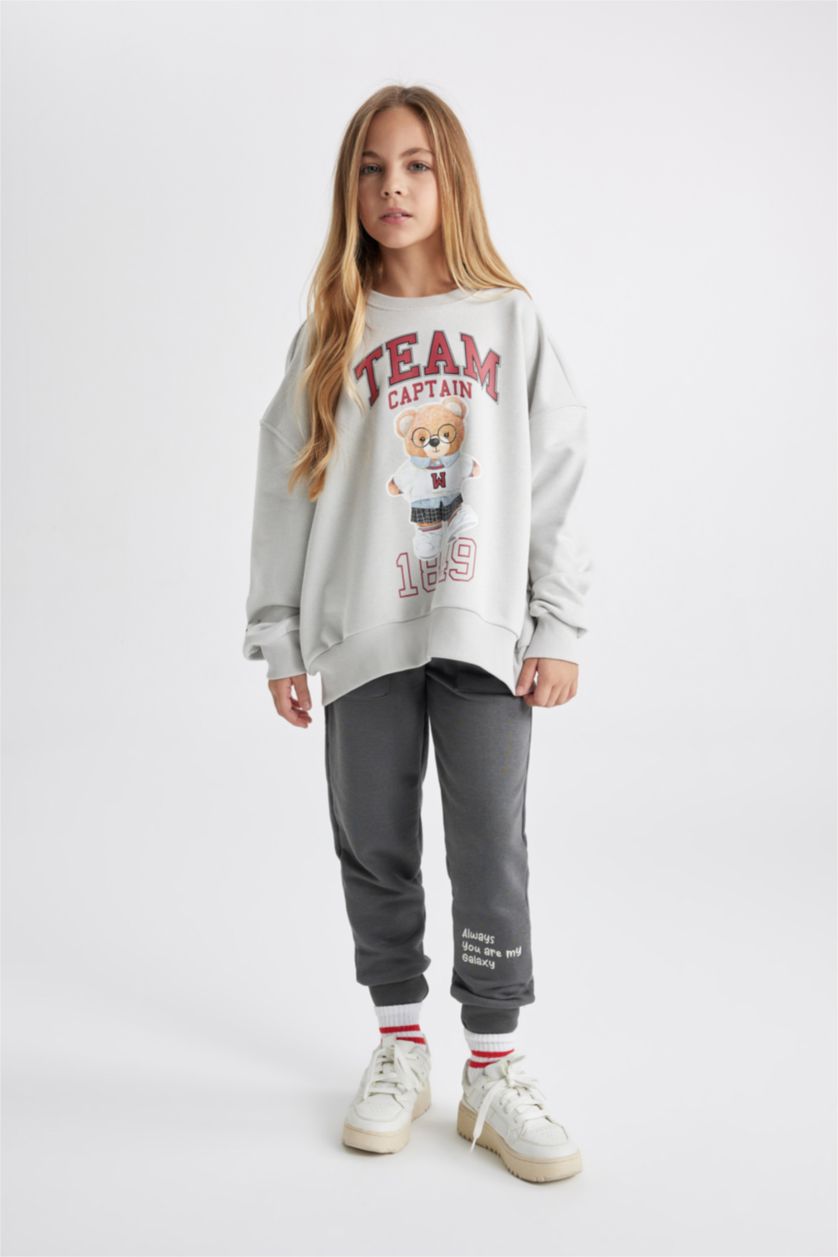 GIRLS & TEENS Anthracite Girl Jogger Sweatpants