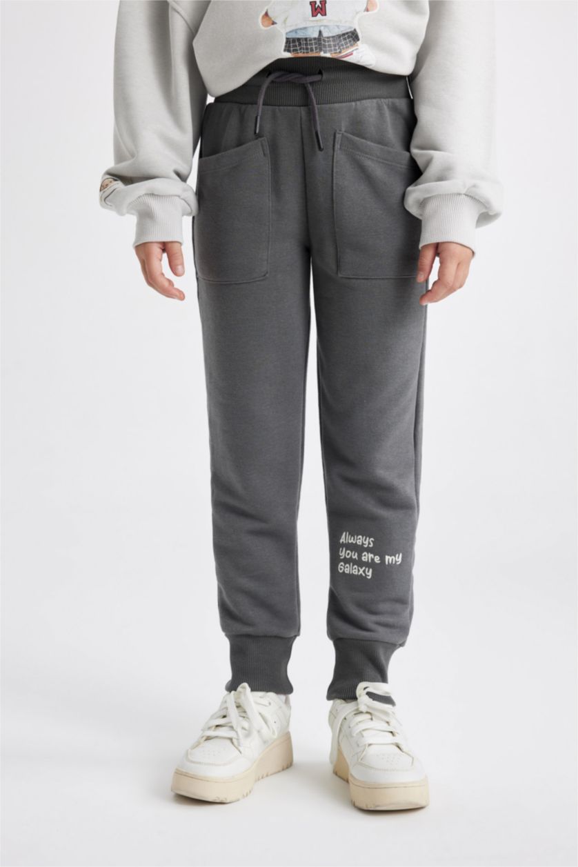 GIRLS & TEENS Anthracite Girl Jogger Sweatpants
