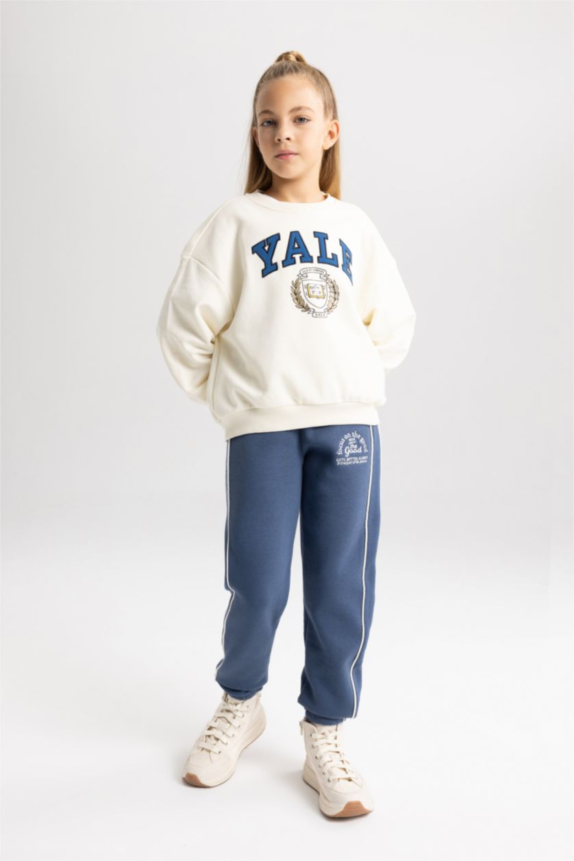 Девочки и подростки Индиго Брюки джоггеры для девочек