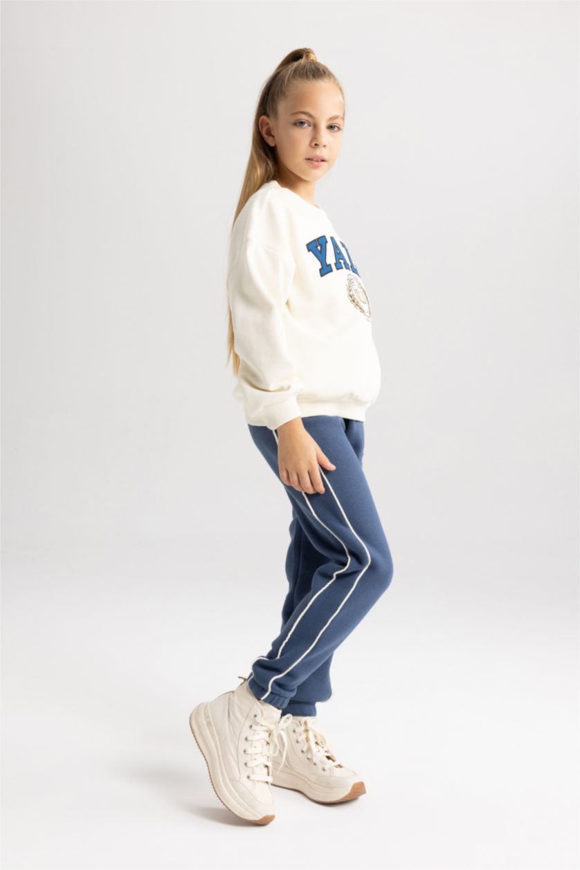 Девочки и подростки Индиго Брюки джоггеры для девочек