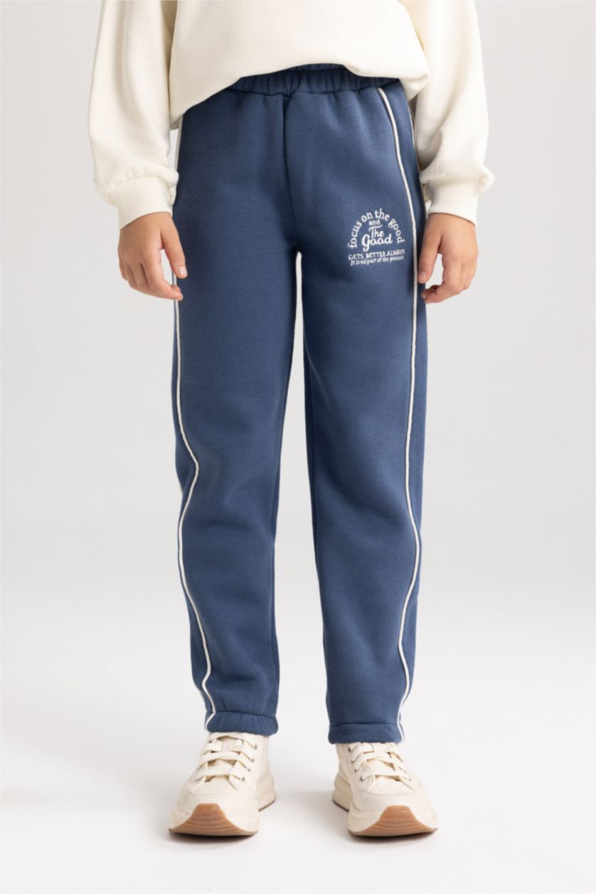 Девочки и подростки Индиго Брюки джоггеры для девочек