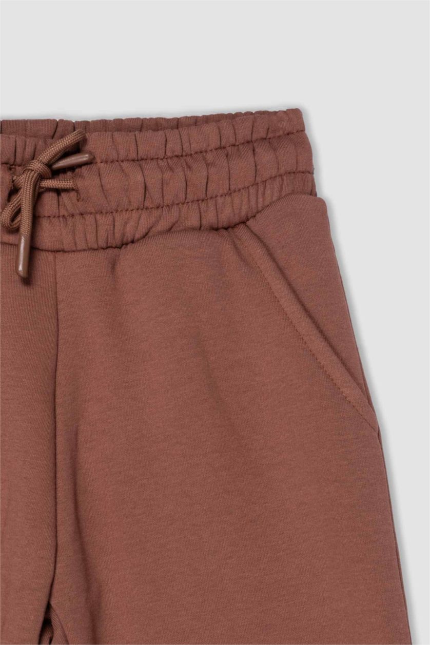 FILLES Marron Clair Pantalon Jogging Pour Fille