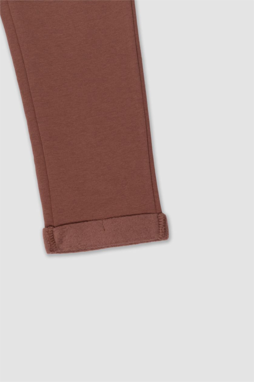 FILLES Marron Clair Pantalon Jogging Pour Fille