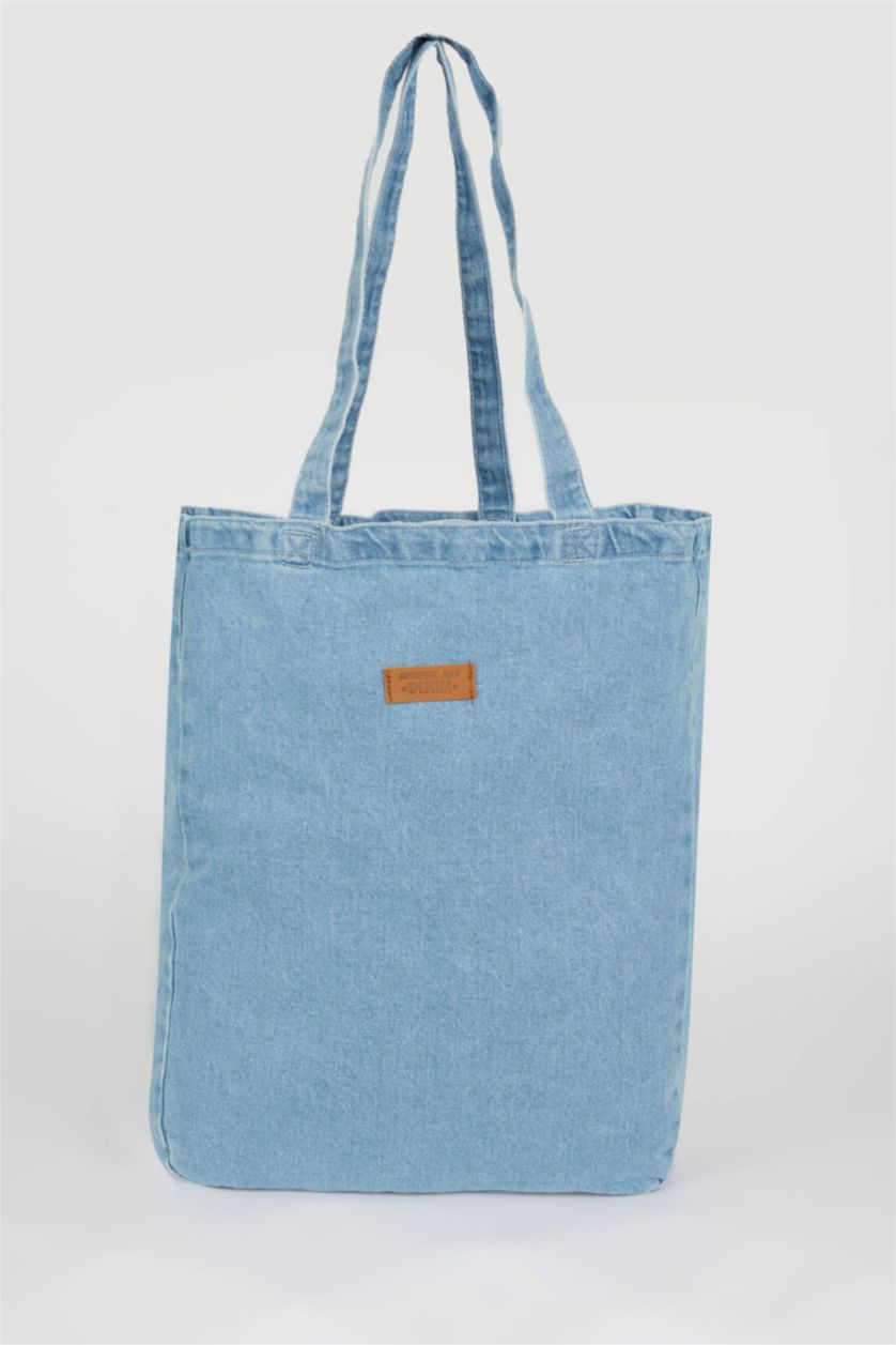 نساء أزرق Denim Shoulder bag