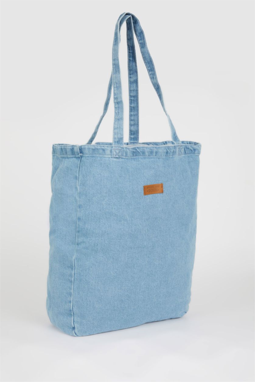نساء أزرق Denim Shoulder bag