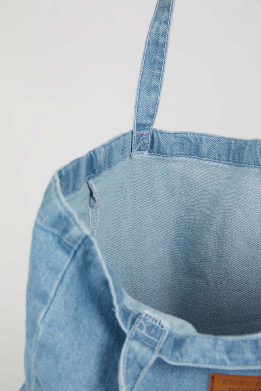 نساء أزرق Denim Shoulder bag