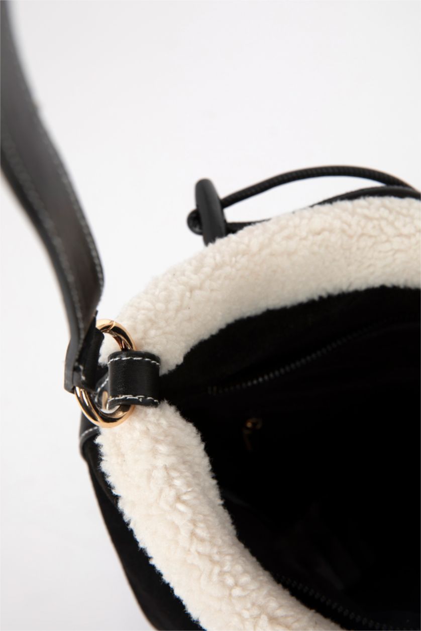 نساء أسود Suede Shoulder bag