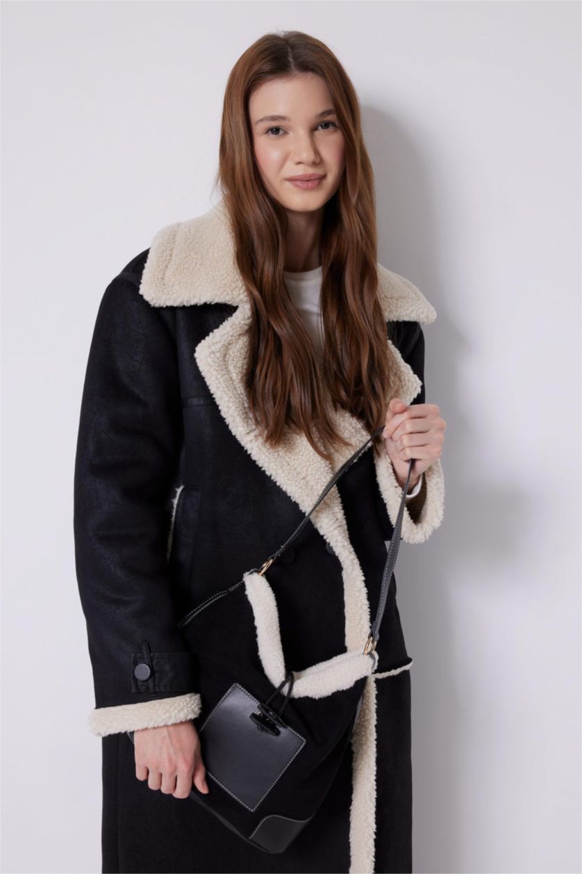 نساء أسود Suede Shoulder bag