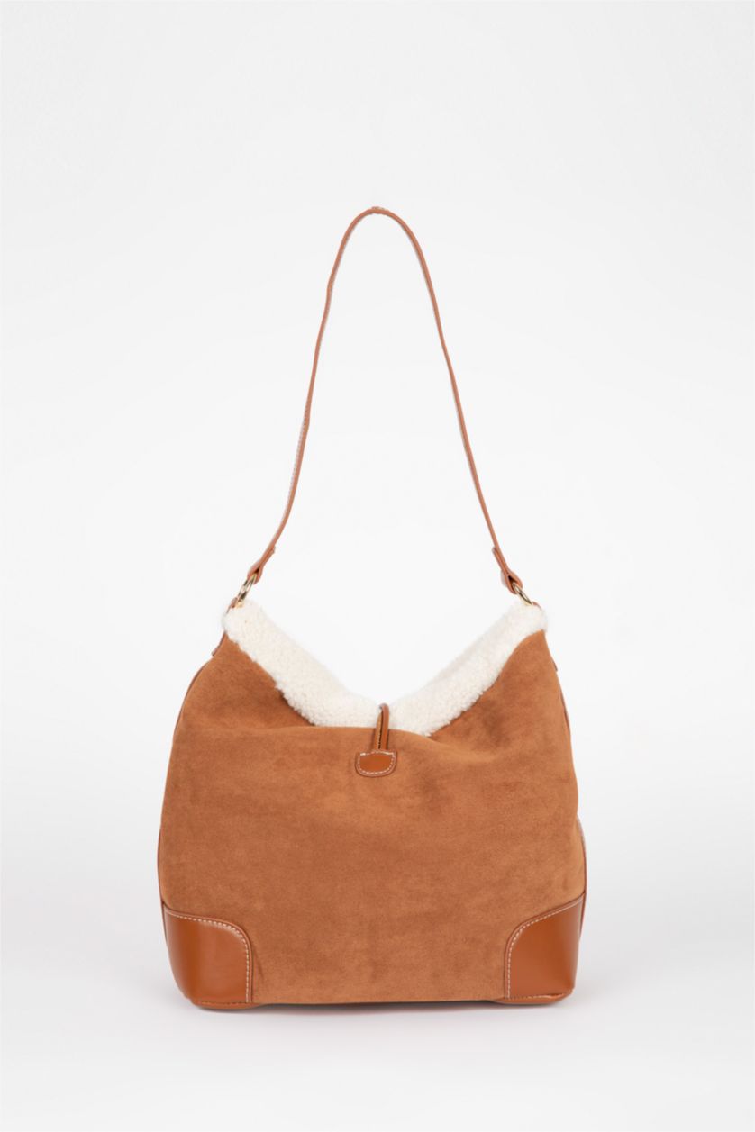 Kadın Taba Kadın Süet Omuz Çantası