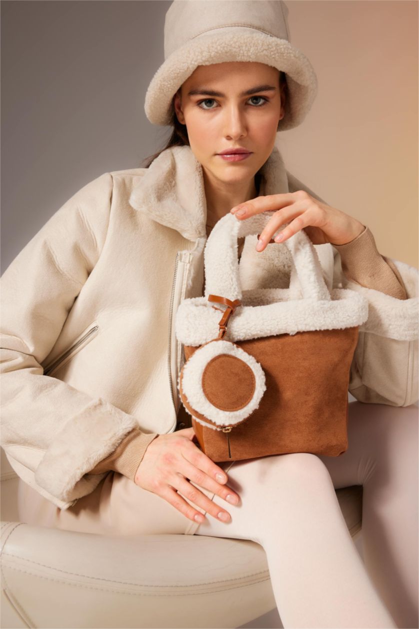 Kadın Taba Kadın Süet El Çantası