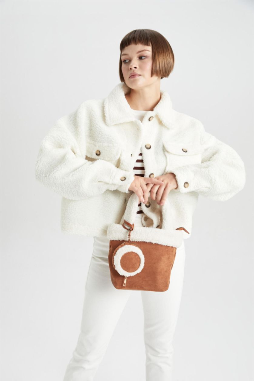 Kadın Taba Kadın Süet El Çantası