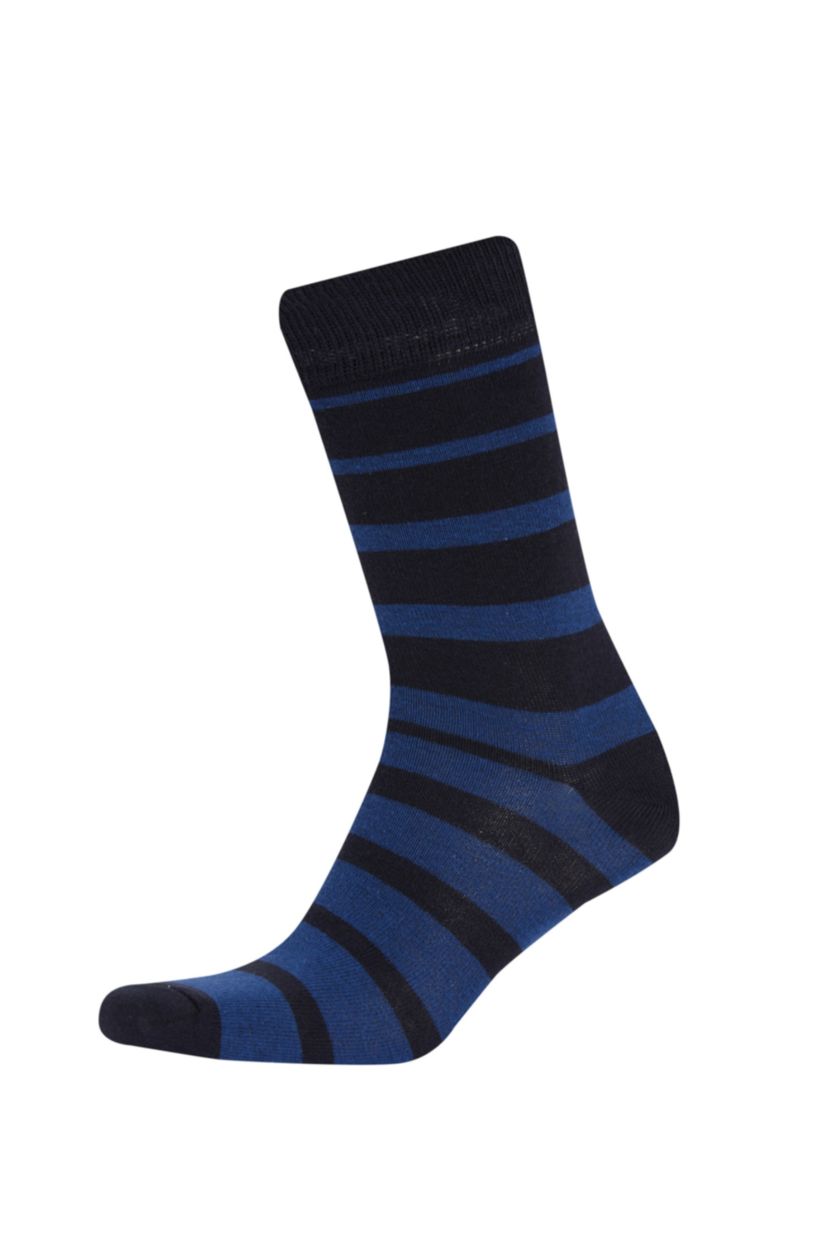 HOMME Noir Lot de 5 paires de chaussettes longues en coton pour homme