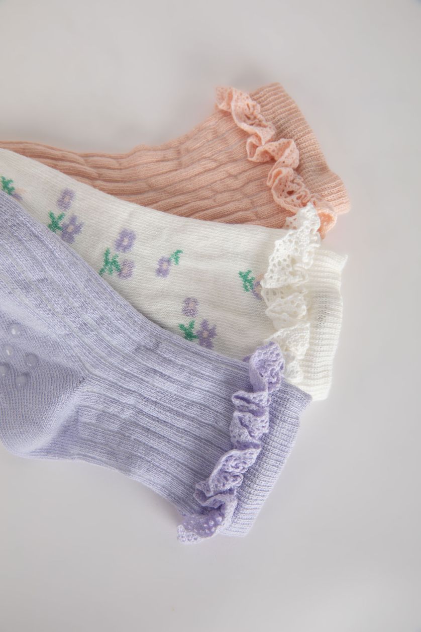 BABY GIRL Karma BabyGirl 3 piece Long Socks