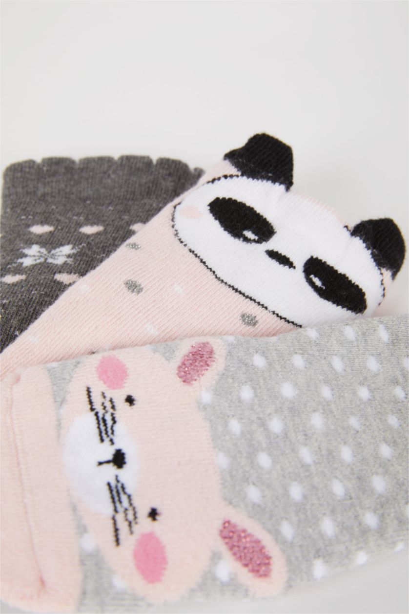 BÉBÉ FILLE Karma Chaussettes Longues Coton Pour Bébé Fille - 3 Paires