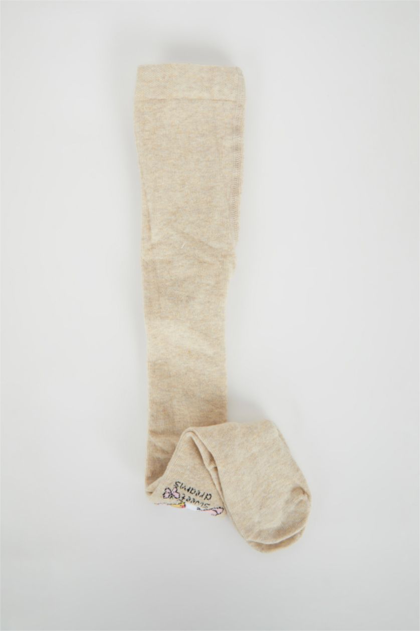 Kız Bebek Karma Kız Bebek Kaydırmaz Taban Pamuklu Külotlu Çorap