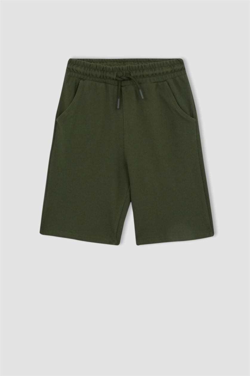 BOYS & TEENS White Boy Printed Short Sleeve T-Shirt Shorts 2-Pack Set