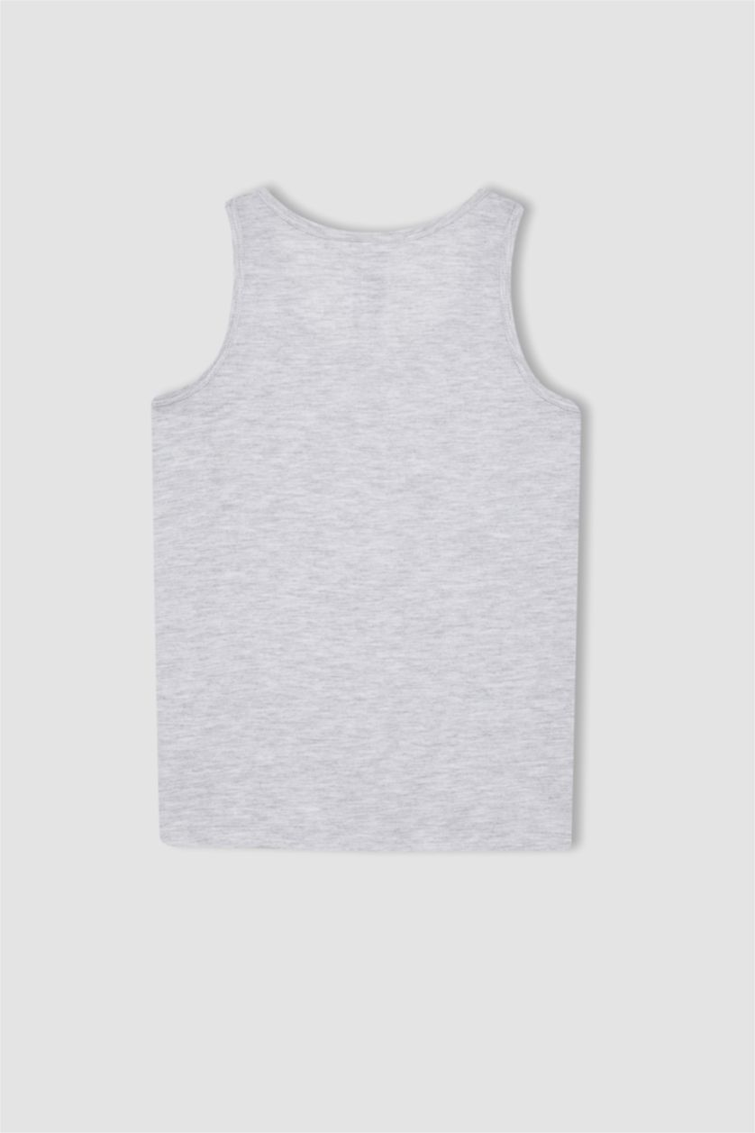 BOYS & TEENS Green Boy 2 piece Regular Fit Tank Top