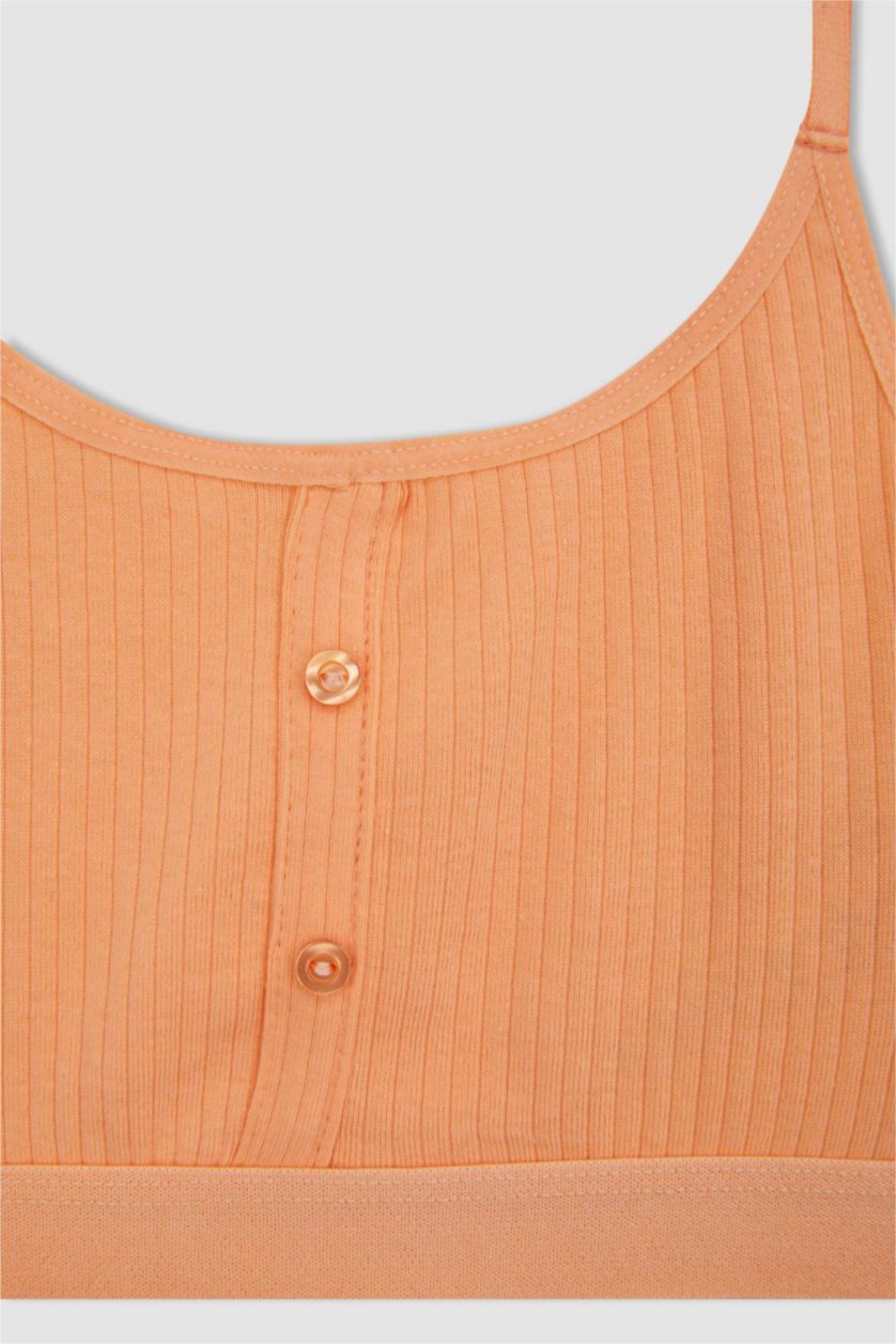 Kız Çocuk - Genç Kız Açık Somon Basic First Bra