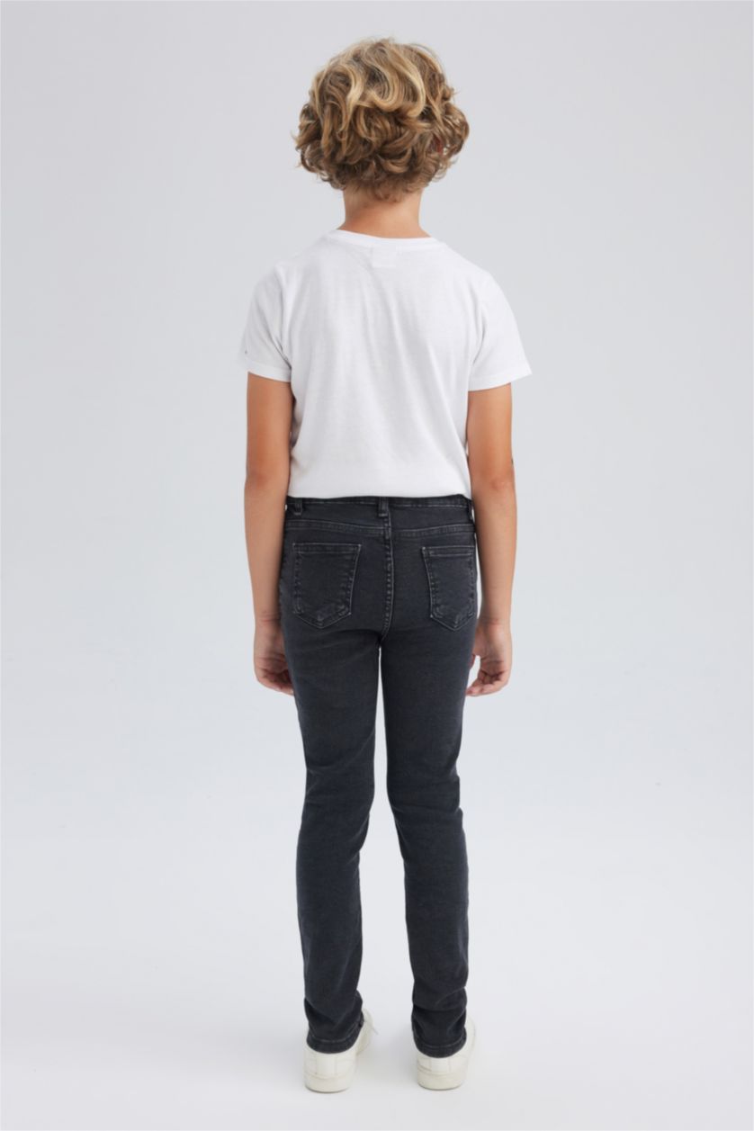 BOYS & TEENS Grey Boy Slim Fit Narrow Leg Jeans