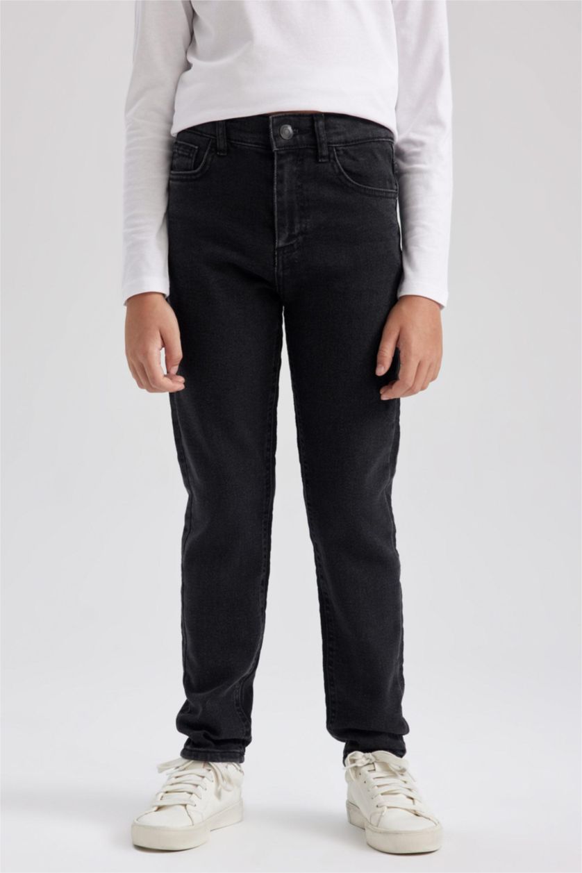 أولادي أنثرا بنطلون جينز اولادي سليم فيت برجل ضيقة