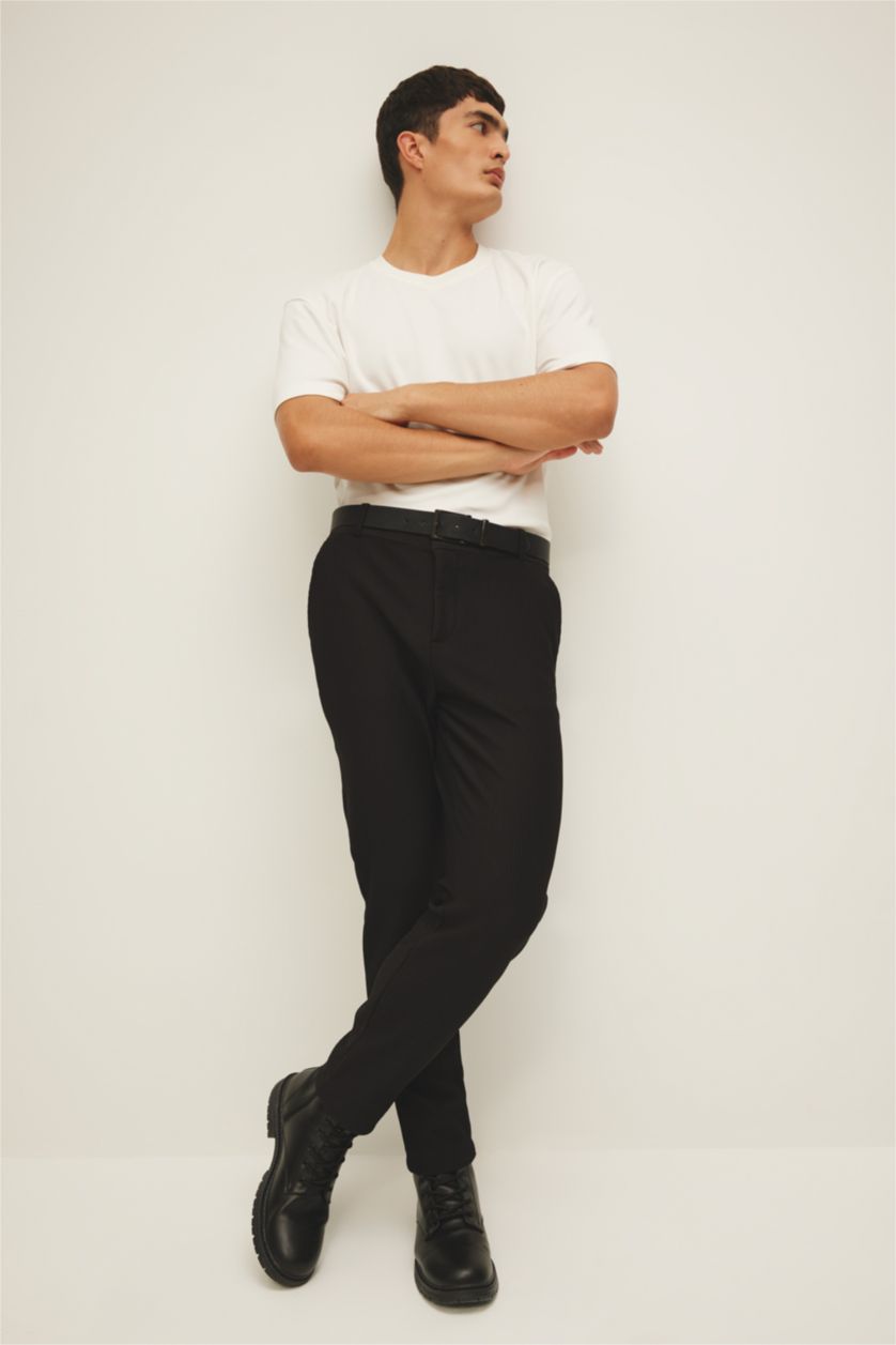 MAN White Regular Fit Short Sleeve T-Shirt