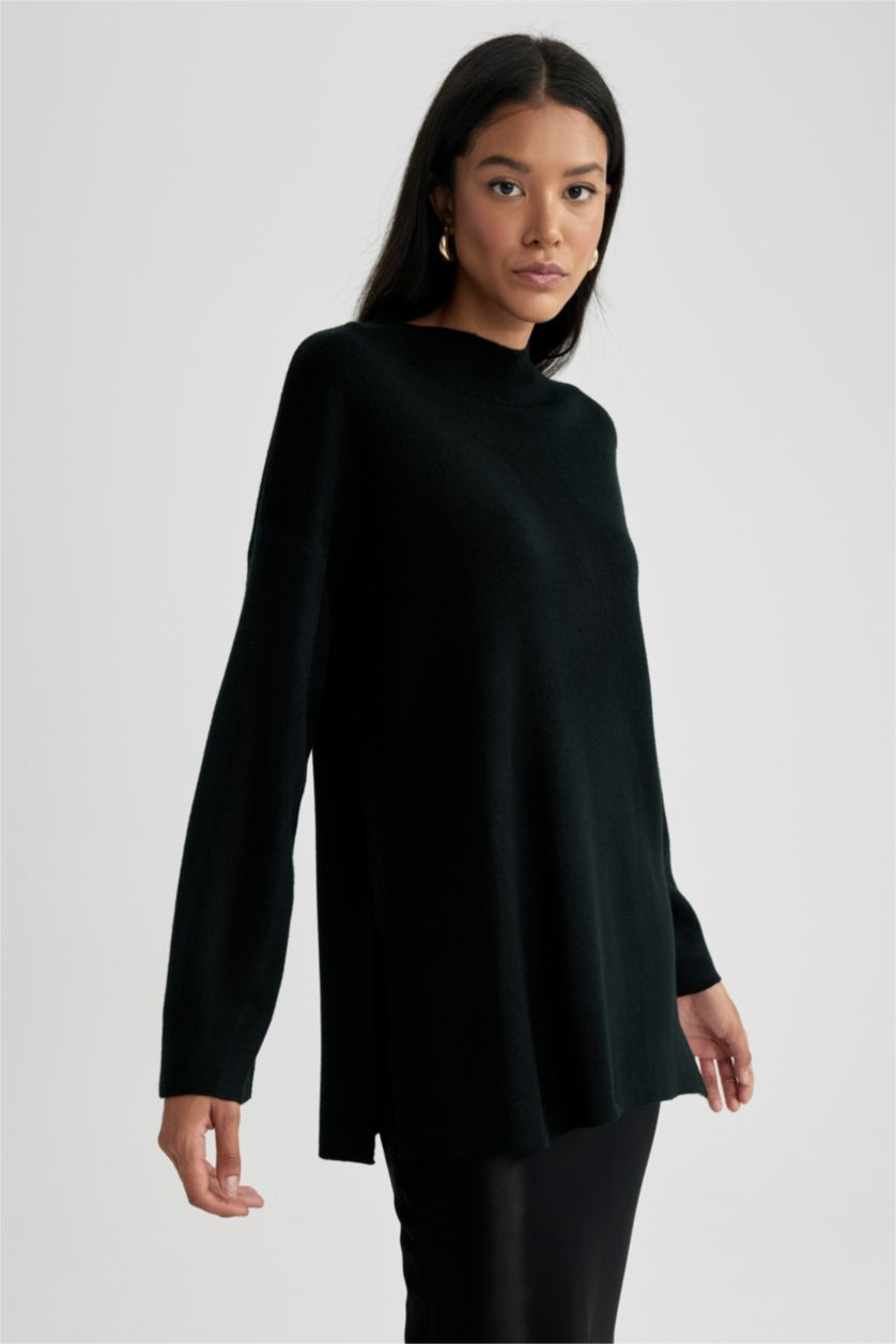 نساء أسود Relax Fit Tunic