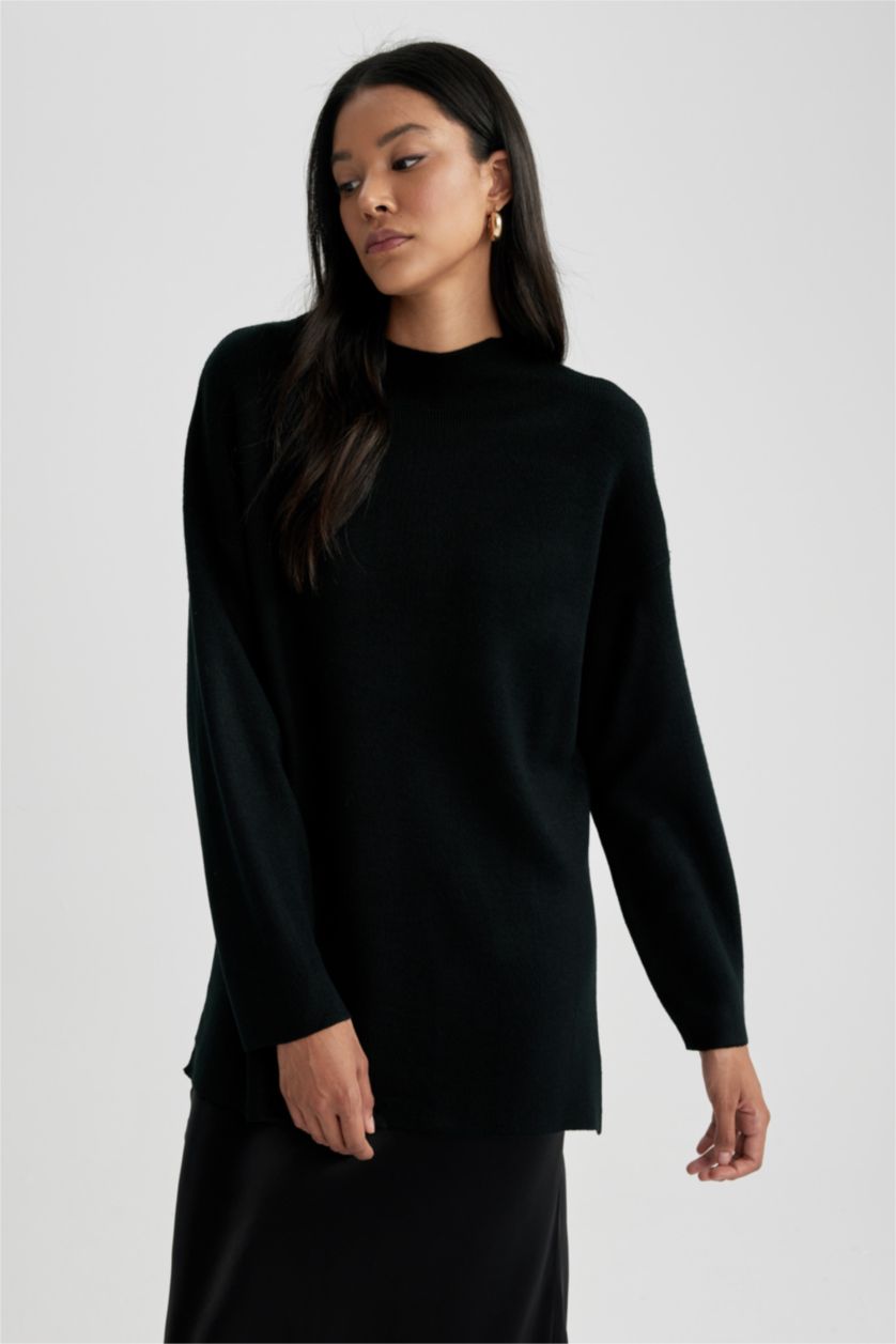 نساء أسود Relax Fit Tunic