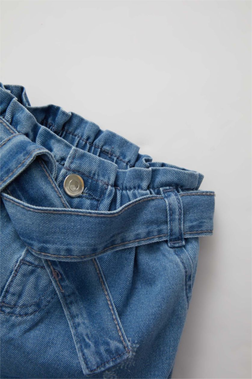 BABY GIRL Blue Baby Girl Regular Fit Straight Leg Jeans