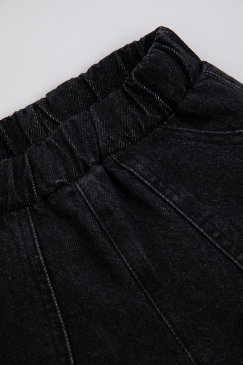 Малыши мальчики Антрацит Брюки стандартного кроя с эластичным поясом с карманом для малышей мальчиков