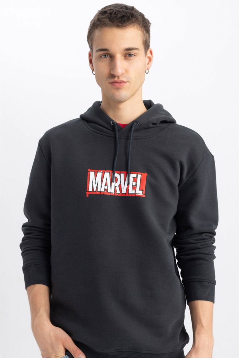 Erkek Antrasit Regular Fıt Sweatshirt