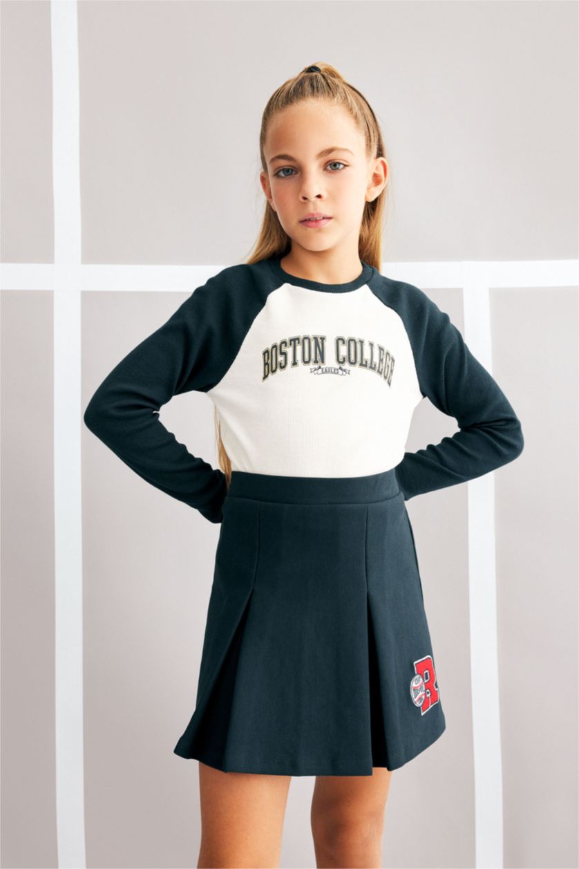 Девочки и подростки Бежевый Кофта с длинным рукавом для девочек