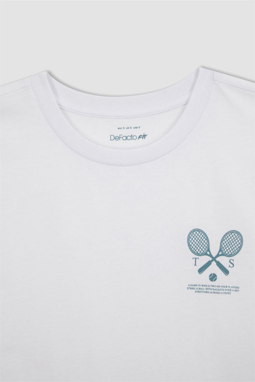 WOMAN White Oversize Fit Short Sleeve T-Shirt
