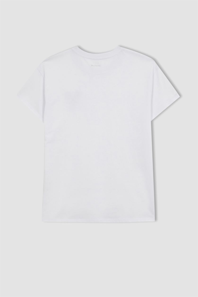 WOMAN White Oversize Fit Short Sleeve T-Shirt