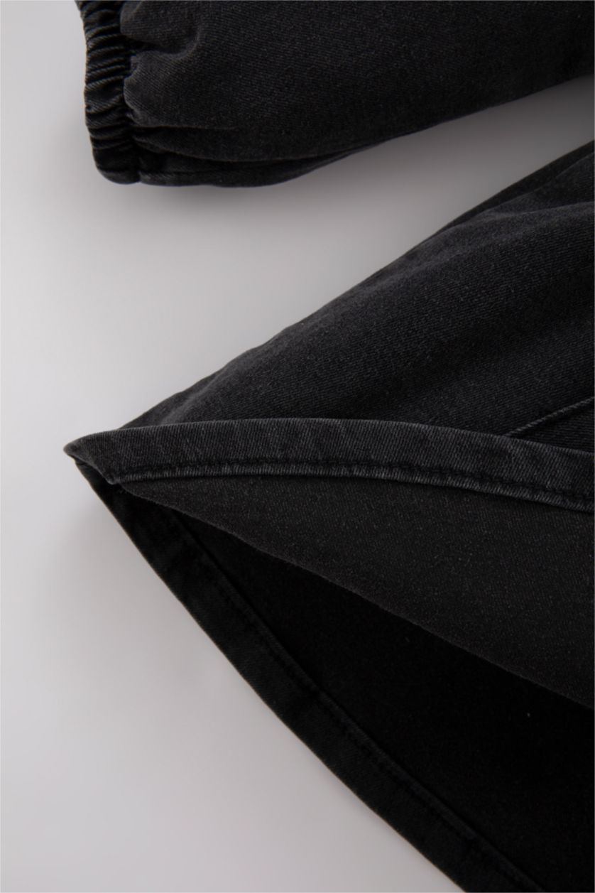 BABY GIRL Anthracite Regular Fit Long Sleeve Dress