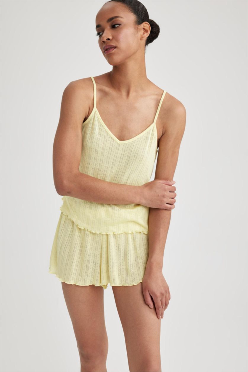 FEMME Jaune Clair 2 piece Regular Fit Set