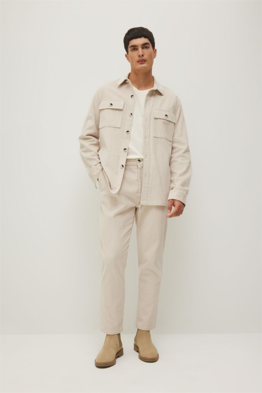 Ерлер АҚ қалыпты пішім поло жаға Сыртқа киетін жейде