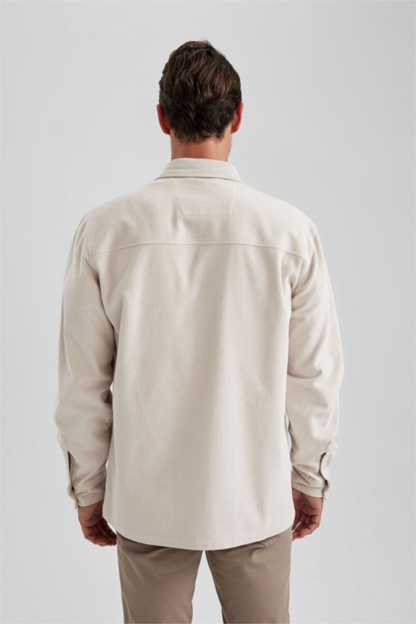 Ерлер АҚ қалыпты пішім поло жаға Сыртқа киетін жейде